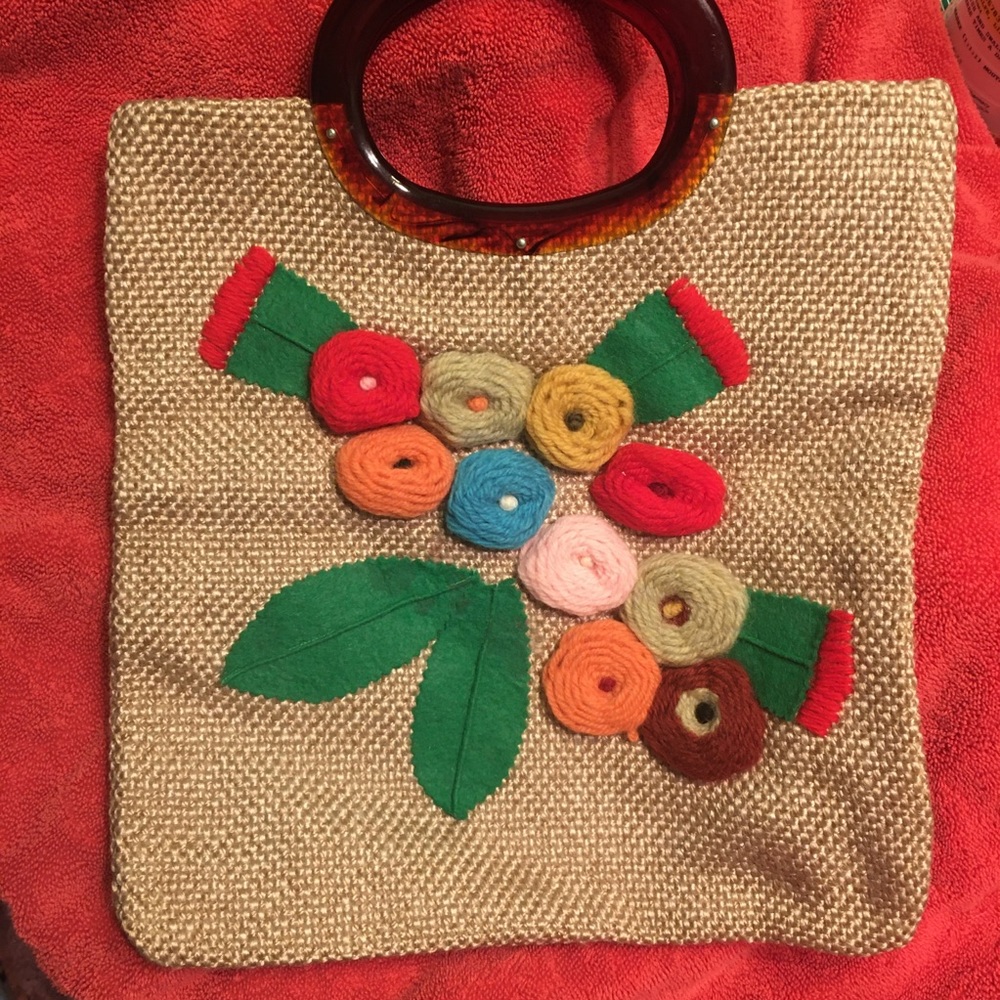 JR Miami USA vintage 1960s mod lucite purse